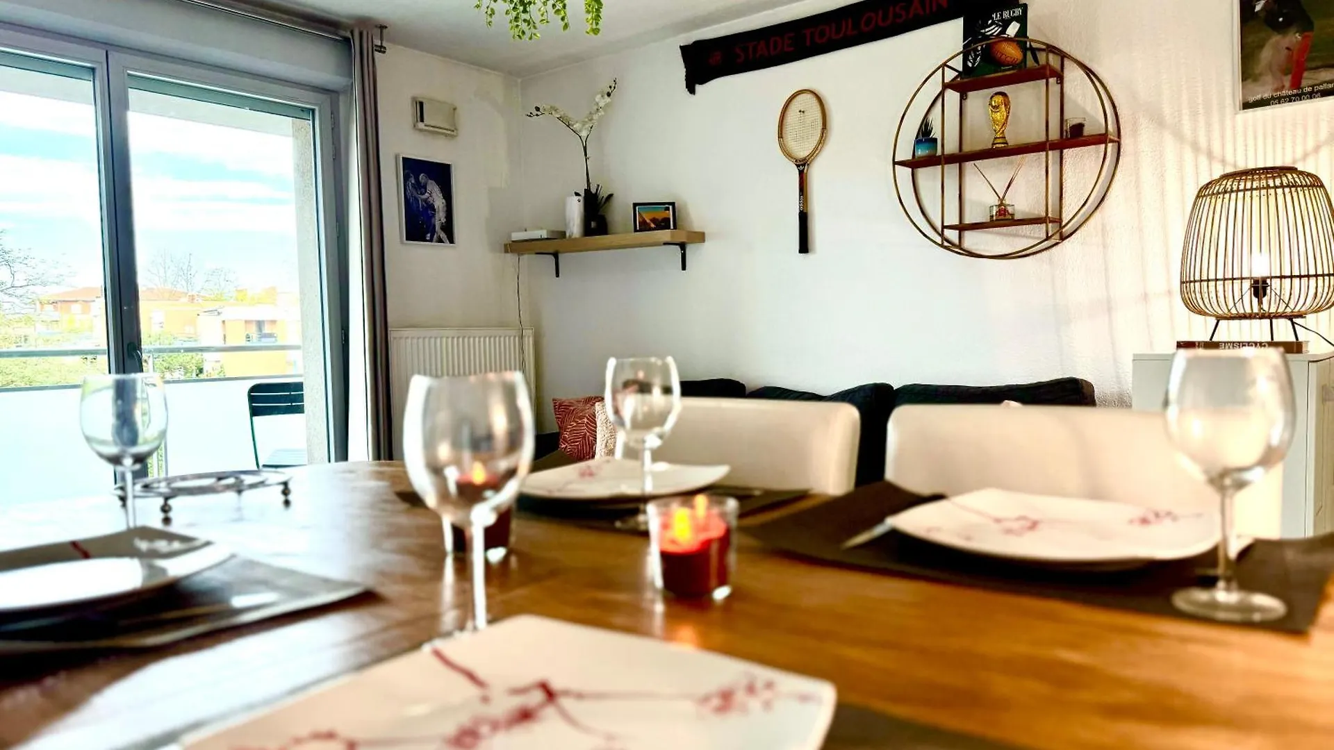 Apartmán Bel Appartement T3 De 60M2 Avec Parking, Terrasse, Proche Du Metro Et Du Periph Toulouse